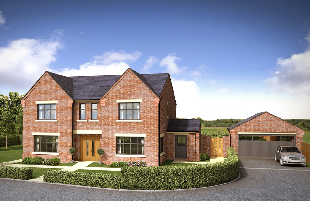 Farmhouse at Springbank Farm New 5 bedroom Detached home in Poynton